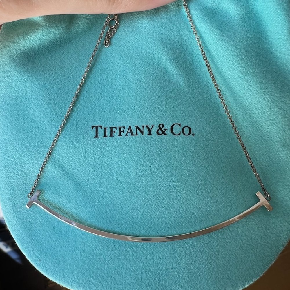 Tiffany and Co. T Smile Large Necklace